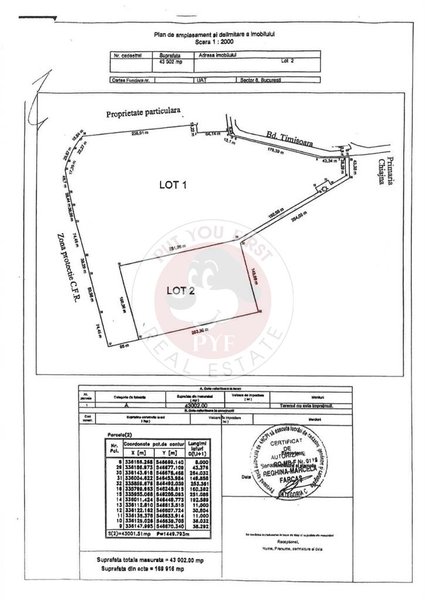 Drumul Taberei | Teren | 43000mp | POT 70% | CUT 3 | P 8 | B622
