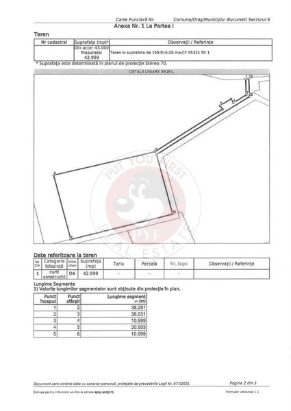 Drumul Taberei | Teren | 43000mp | POT 70% | CUT 3 | P 8 | B622
